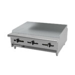 Plancha Industrial 36" 3 Quemadores con Placa de 1.59 cm AEMG-36 ASBER