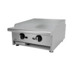 Plancha Lisa Termostatica a Gas con Placa de 3/4" AETG-24-H ASBER