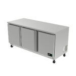 Mesa Refrigerada Bajo Mostrador 3 Puertas 183 cm AUTR-72 ASBER