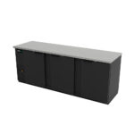 Refrigerador Contra Barra Vinil Negro 3 Puertas 243 cm ABBC-94 ASBER