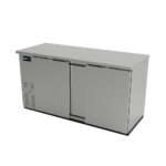 Refrigerador Contra Barra Acero Inoxidable 2 Puertas 177 cm ABBC-68-S ASBER