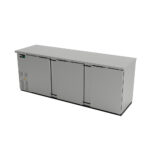 Refrigerador Contra Barra Acero Inoxidable 3 Puertas 243 cm ABBC-94-S ASBER
