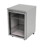 Refrigerador Contra Barra Acero Inoxidable 1 Puerta Cristal 62 cm ABBC-23-SG ASBER