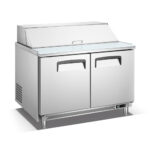 Mesa Refrigerada para Preparación de Ensaladas 2 Puertas 122 cm SCL-2 MIGSA