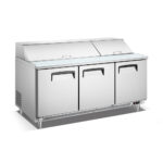 Mesa Refrigerada para Preparación de Ensaladas 3 Puertas 183 cm SCL-3 MIGSA