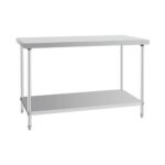 Mesa de Trabajo en Isla con Entrepaño 150 cm BNW03/150 MIGSA