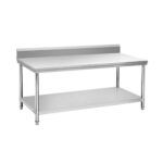 Mesa de Trabajo con Lambrin y Entrepaño 150 cm BNW04/150 MIGSA
