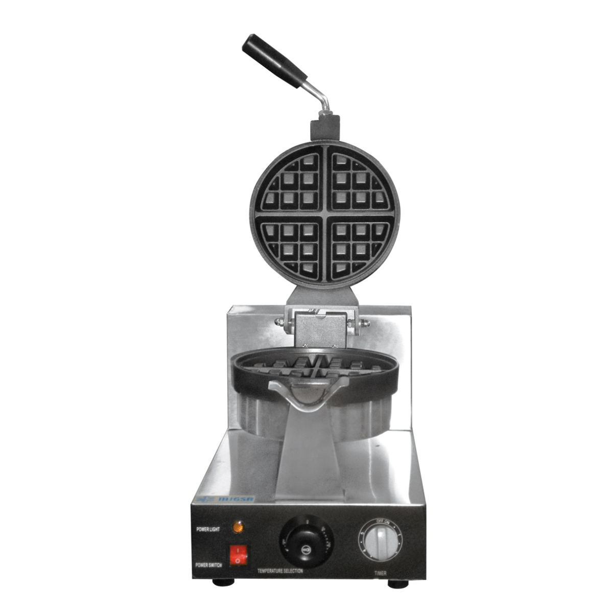 Mundo Loko - Waffle Maker Maquina para Waffles. Modelo. UWB-1, medidas.  250x450x265MM. Precio. $150.01 Iva incluido. Cod. 446