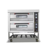 Horno Industrial de 2 Gavetas a Gas para 6 Charolas HGO-26 MIGSA