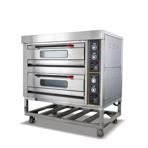 Horno Industrial de 2 Gavetas a Gas para 6 Charolas HGO-26 MIGSA - Imagen 2
