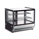 Vitrina Exhibidora Caliente para Mostrador Cristal Recto 90 cm GN-900HRT MIGSA