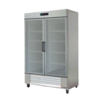 Refrigerador Industrial 2 Puertas de Cristal 37 Pies ARR-37-G ASBER