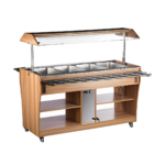 Mesa Buffetera Caliente Móvil RTR-1490L MIGSA