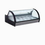 Vitrina Exhibidora de Helados de 6 Insertos Sobre Mostrador RTD-122L-1 MIGSA