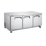 Mesa Refrigerada Bajo Mostrador 3 Puertas 183 cm UC-72C-3 MIGSA