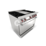 Estufa Combinada con 4 Quemadores y Plancha CG-41P DRAGO