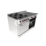 Estufa Combinada con 4 Quemadores, Horno y Plancha CG-41PD DRAGO