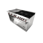 Estufa Combinada con 6 Quemadores y Plancha CG-61PD DRAGO