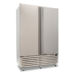 Refrigerador Vertical 2 Puertas Solidas acero inox VRD43-S IMBERA