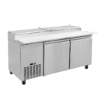 Mesa de Preparación de Pizza 2 Puertas MP-2P-SS-02 ICEHAUS