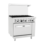 Estufa 6 quemadores, 1 horno: 0.9 m AGR-6B COOK RITE