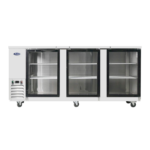 Mesa ref contra barra, 3 pt cristal: 2.2 m MBB90G-GR ATOSA