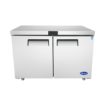 Mesa ref bajo barra, 2 pt sólidas: 1.5 m MGF8403GR ATOSA