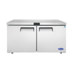 Mesa cong bajo barra, 2 pt sólidas: 1.5 m MGF8407GR ATOSA