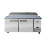 Mesa prep pizzas, 2 pt sólidas: 1.7 m MPF8202GR ATOSA