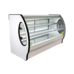 Vitrina 1.5 m C. Curvo, entrepaños de C, Templado RHNVCT500-ECR MASSER