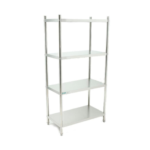 Anaquel de Acero Inox. 4 Entrepaños Lisos 90 cm BN-R02/90 MIGSA