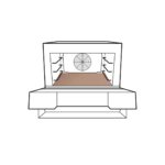 Hoja de Cocción de Teflón Antiadherente TG365 UNOX