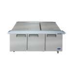 Mesa Refrigerada de Preparación 3 Puertas 72" MEGATOP MSF8308GR ATOSA