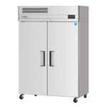 Refrigerador Vertical de 2 Puertas Sólidas RVS-47-2S SOBRINOX