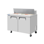 Mesa Refrigerada de 2 Puertas para Preparar Sándwiches y Ensaladas MRSS-48-2S SOBRINOX