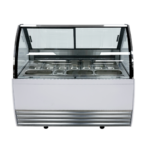 Vitrina Exhibidora de Helados de 10 Insertos a Piso DW-10 MIGSA