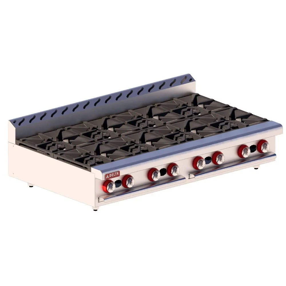 Parrilla 8 Quemadores a Gas 4-8 Master DELTA