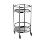 Mesa Circular 43 cm 2 Niveles QRC-2 MIGSA