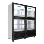 Refrigerador Vertical 4 Puertas de Cristal Inverter VRQ-35-INV IMBERA