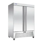 Refrigerador Industrial Vertical en Acero Inox. 2 Puertas Sólidas 47 Pies UR-54C-2 MIGSA