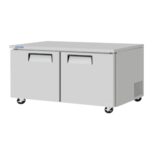 Mesa Congelada Bajo Barra con 2 Puertas Sólidas MCBBS-60-2S SOBRINOX