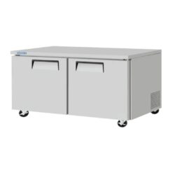 Mesa Refrigerada Bajo Barra con 2 Puertas Sólidas MCBBS-60-2S SOBRINOX