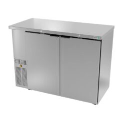 Refrigerador Contra Barra Acero Inoxidable Slim Line Puerta Sólida ABBC-24-48-S ASBER