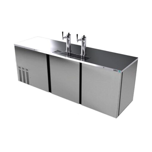 Dispensador de Cerveza de 3 Barriles 177 cm ADDC-94-S ASBER
