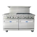 Estufa 6 quem, 1 pl "der" y 2 hornos: 1.5 m ATO-6B24G COOK RITE