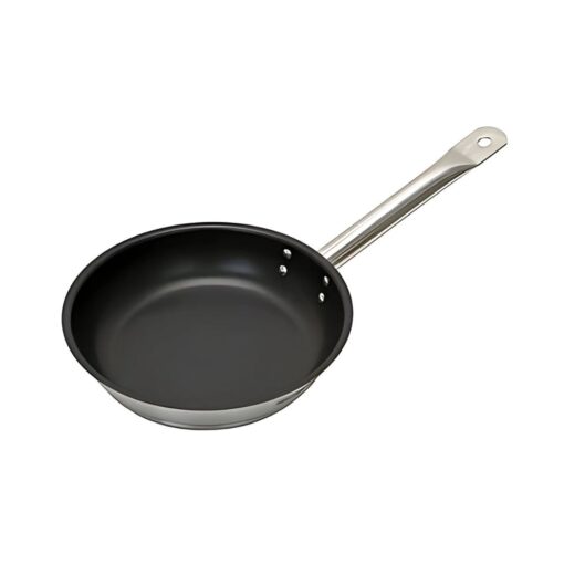 Sartén de Acero Inox de 12" con Fondo Difusor Negro MCCOSARAIFDNS12 CONCASSE