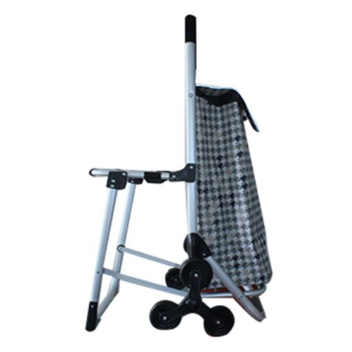 Carrito de compras Multifunción con Silla 3 Ruedas TROL-520AS3R-GRIS NOVAL - Imagen 2