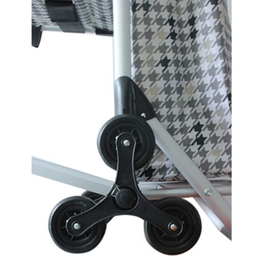Carrito de compras Multifunción con Silla 3 Ruedas TROL-520AS3R-GRIS NOVAL - Imagen 4