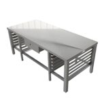 Mesa de Amasijo Esmaltada XACE00150 GRUPO ALPHA