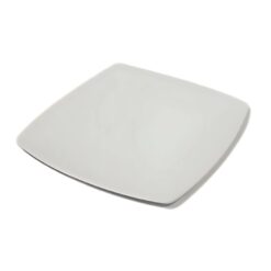 Plato Cuadrado de Melamina 25.4 x 2 cm MCPLMCP25B CONCASSE